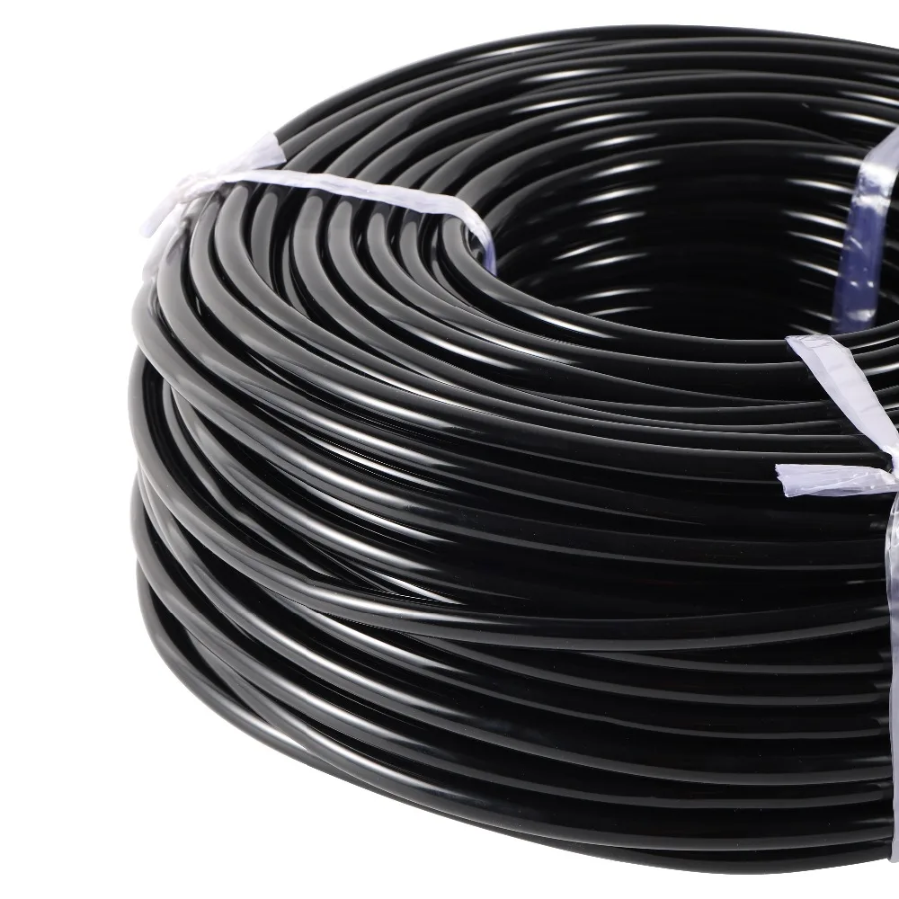 Water Hose 5M 4/7mm Garden Micro Drip Irrigation 1/4" Soft Pipe Watering Sprinkling Tube Gardening Lawn Sprinkler Watering Tool