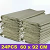 24pcs Flood Sandbags/Flood Control Belt PP Sandbag Flood Bag Thickened Flood Water Control Sand Bag Plastic Mobile Fortress 1