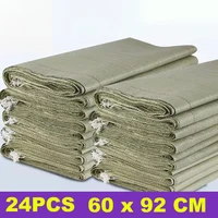 24pcs Flood Sandbags/Flood Control Belt PP Sandbag Flood Bag Thickened Flood Water Control Sand Bag Plastic Mobile Fortress 1