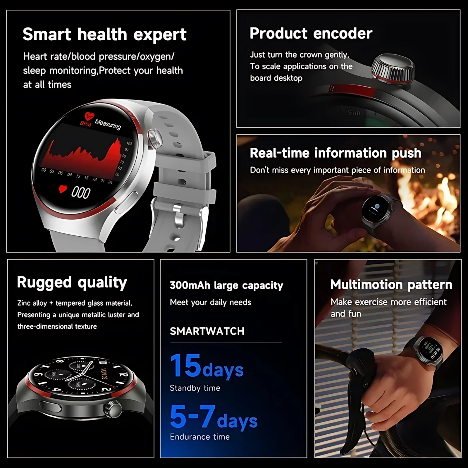 GT4 Pro Smart Watch With GPS Track For Men Women Watch ith AMOLED HD Display Bluetooth Call NFC IP68 Waterproof Sport Watch 2025 5
