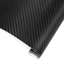 45cm*152cm Autmotive 3D Black Carbon Fiber Vinyl Wrap Protector Film Waterproof Roll Tape Wrap Sticker For Car Motocycle DIY