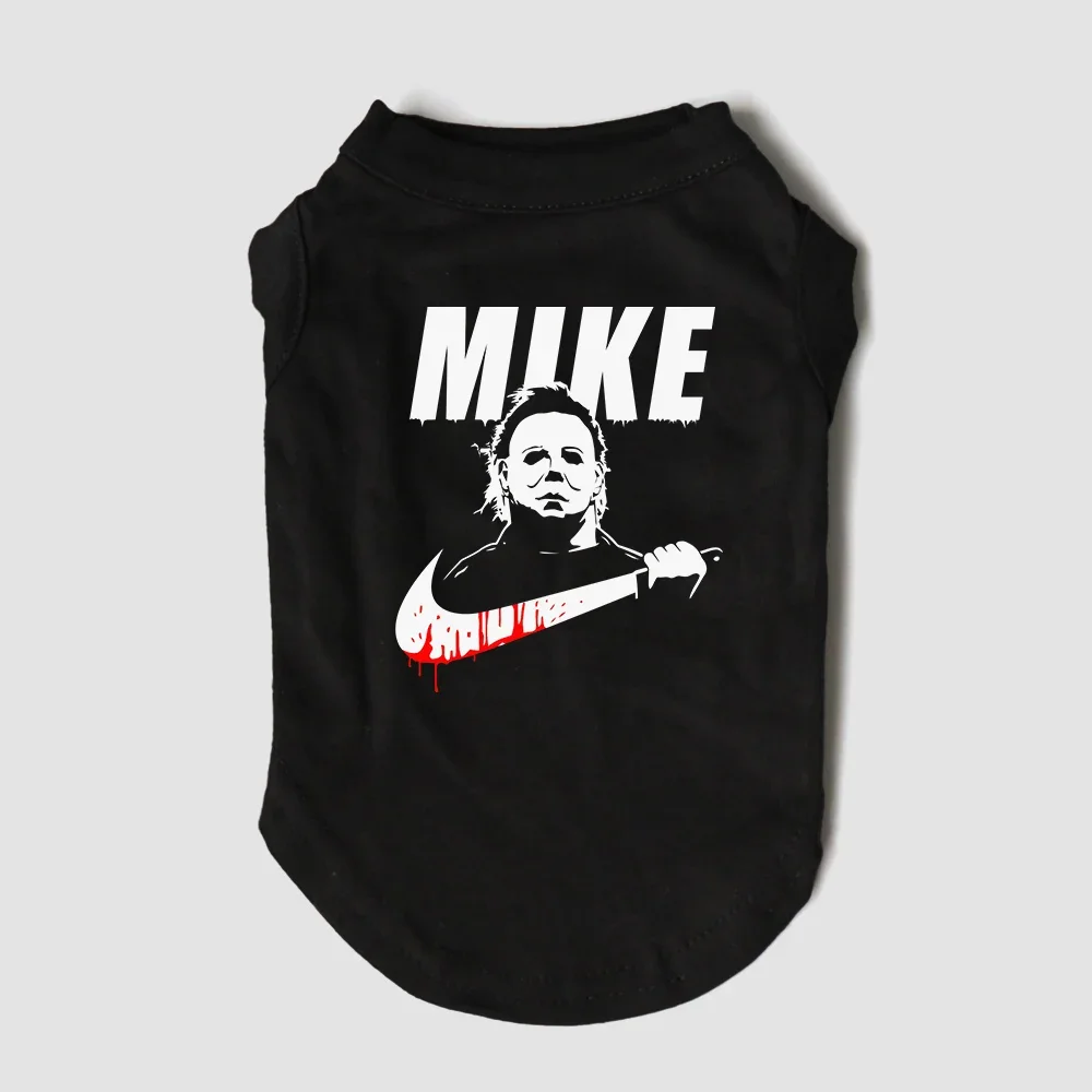 T-shirt pour chien imprimé Michael Myers Mike - Le look parfait pour votre petit chien - 2025 - Vêtement et accessoires pour chiens - Doglovedesign