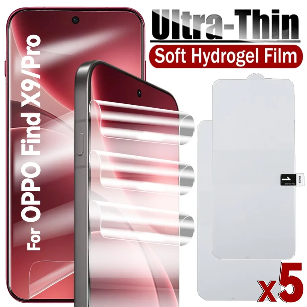 Soft Hydrogel Curved Full Cover Screen Protector - Ultra Slim Anti-Scratch Protective Film (1-5 Pieces)