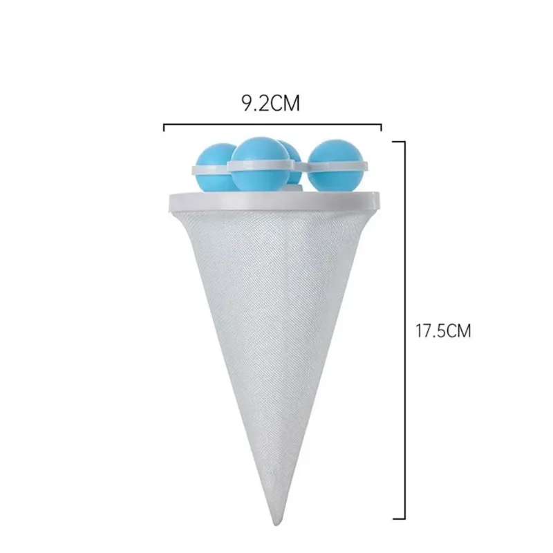 Washing Machine Pet Fur Hair Removal Trap Reusable Mesh Dirty Collection Bag Cleaning Ball Floating Hair Filtering Mesh laundry ball