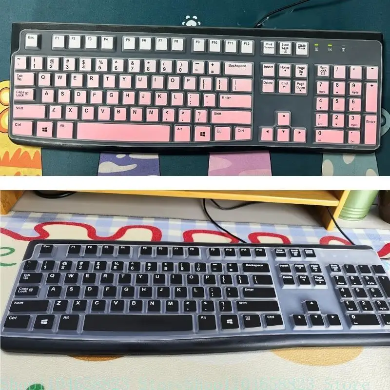 Dustproof Waterproof Transparent Silicone Keyboard Cover Protector