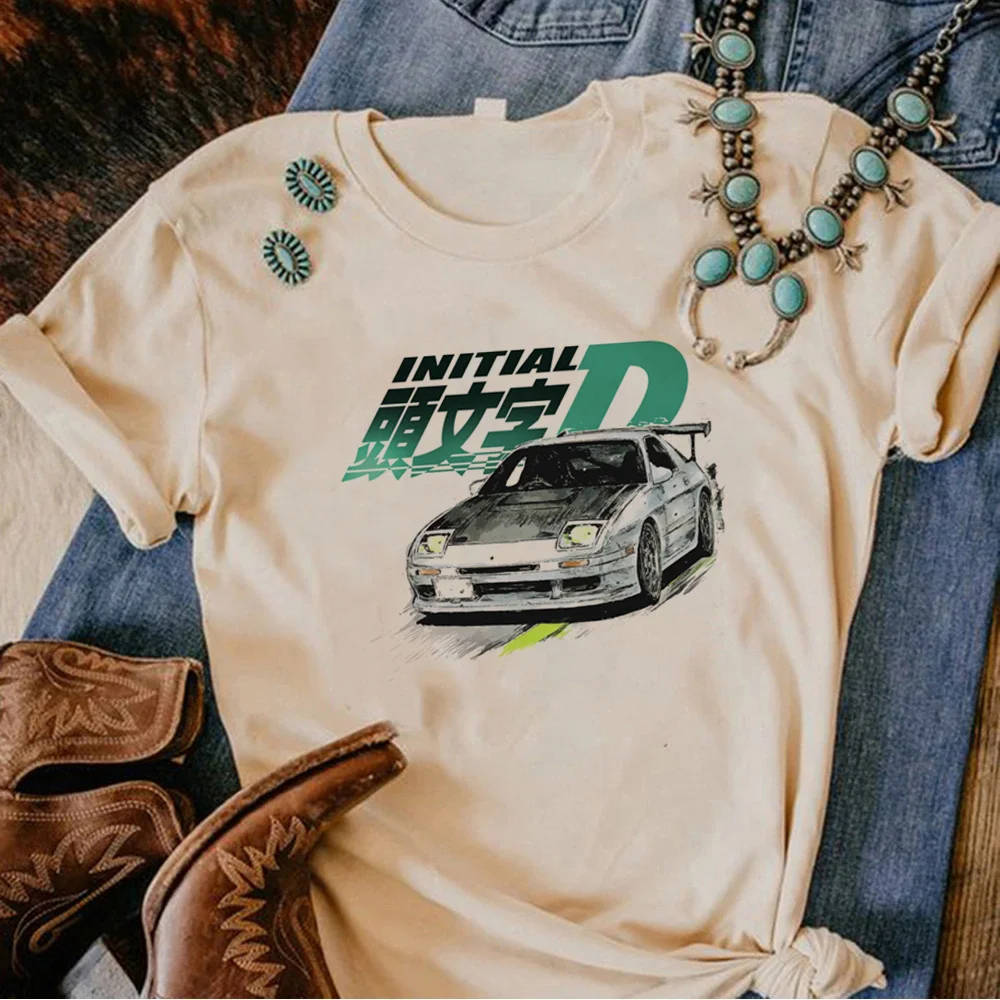 

Футболка Initial d женская с рисунком аниме, y2k манга 2000s