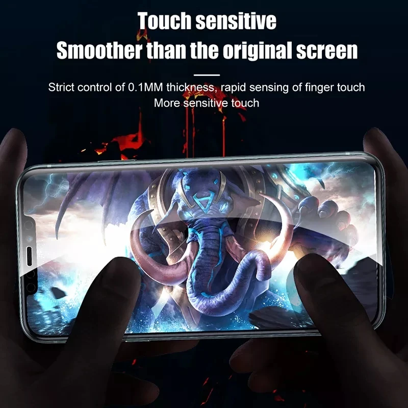 4PCS for IPhone 12 11 13 Pro Max Full Cover Hydrogel Film Screen Protectors Protective Film for IPhone X XR XS Max 6 6S 7 8 SE