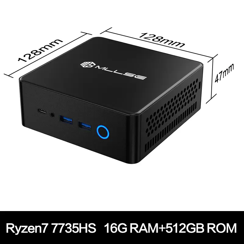 ミニPC Mllse K2 Ryzen 7 7735HS 16GB 1TB Win11 S80937cc5226a4b48842919598d8de