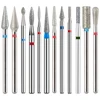BNG 5PCS Cutters for Manicure Diamond Nail Drill Bit Set of Milling Diamond Bit Milling Cutter Nail Bits for Nail Drill Machine 3