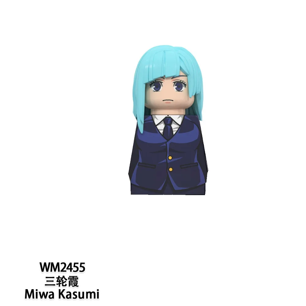 Anime Series Jujutsu Kaisen&zwnj; Mini Action Figure Doll Mai Zenin Gojo Satoru Todo Aoi Assembling Building Block Doll Birthday Gift