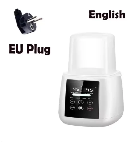 Babyflessenwarmer en sterilisator 6-in-1 Multifunctionele moedermelkverwarmer Nauw üige temperatuurregeling Babyflessenverwarm