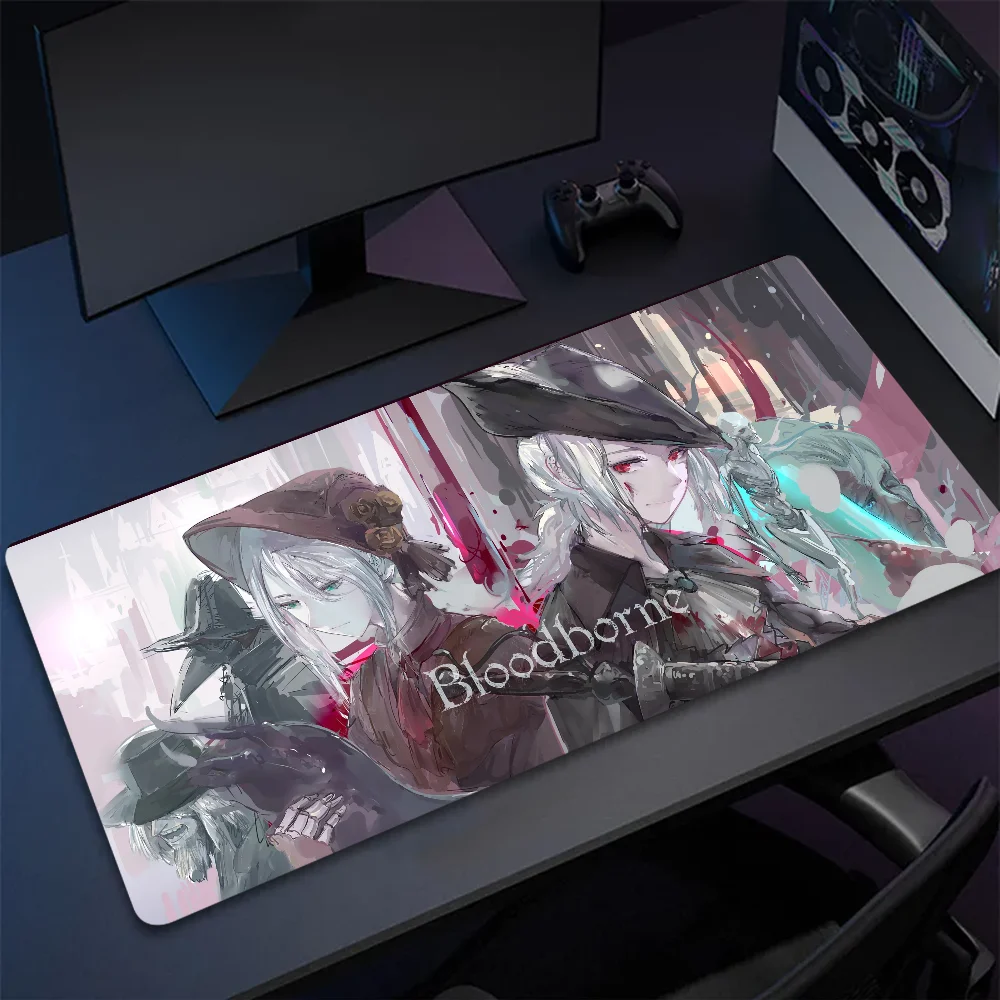 

Cool New Bloodborne gamer play mats E-sports Mousepad Large Gaming Mouse Pad Keyboards Table Mat Office Accessories Desk Rug