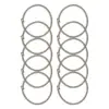 10Pcs Trampoline Elastic Rope 8mm Elastic Ties Bungee Cord Stretch Cord for Indoor Trampoline Tarp Fitness Trampoline Tent 2