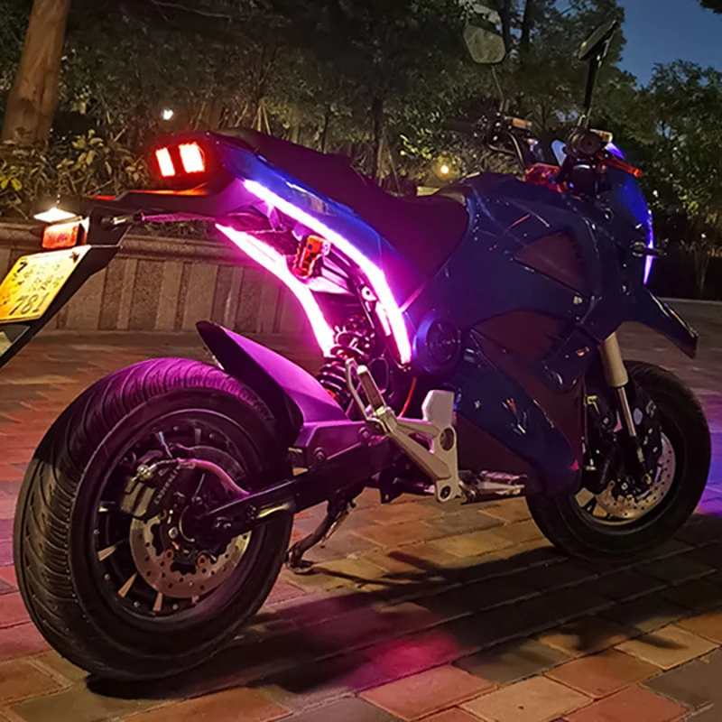 Motorcycle Turn Signal Lamp LED Daytime Running Lights Tail Light DRL Waterproof Decoration Strip Motor Brake Flowing Light 1PC Motorcycle led lights motorcycle accessories led lamp strip
