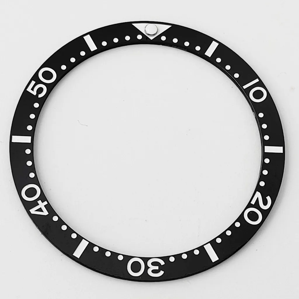세라믹 시계 베젤 블랙 인서트 직경 38mm x 31.5mm, 시계 액세서리 부품