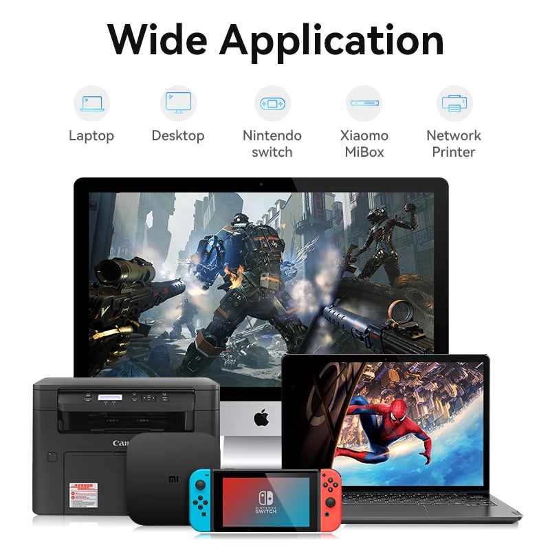 Vention USB 이더넷 어댑터 USB 3.0 네트워크 카드-RJ45 속도 1000M Lan 어댑터-Windows Mac Xaiomi 이더넷 USB 어댑터