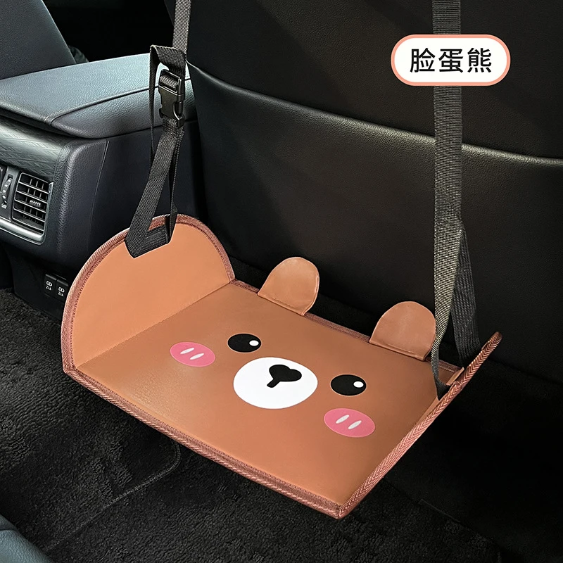 어린이용 차량 발 받침대, 뒷좌석 지지 발 받침대, 차량 내 휴식 발 받침대, 필수 여행용품