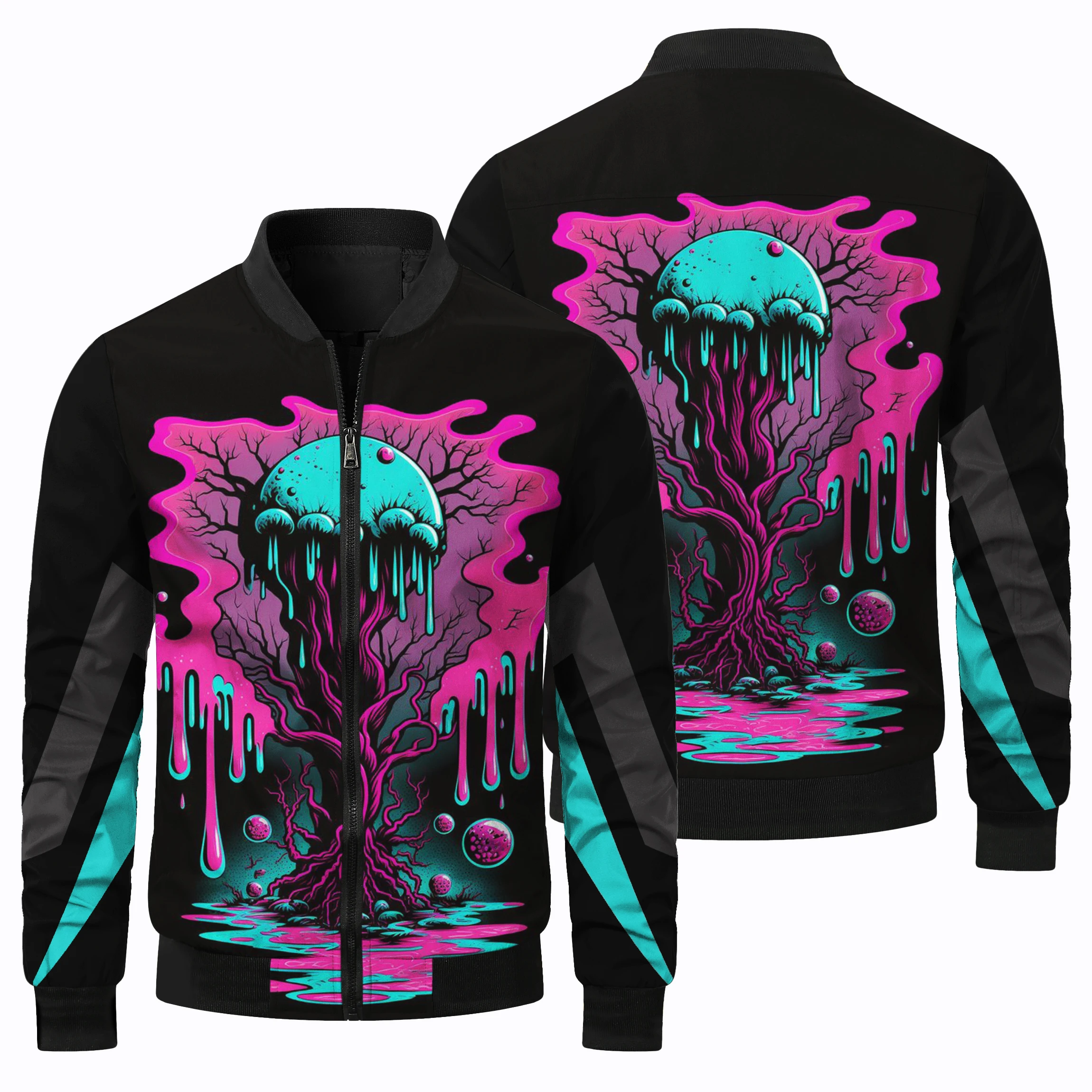 thumbnail image 2 of Chaqueta de invierno para hombre, ropa de abrigo, estampado de calavera en llamas en 3D, chaqueta para hombre, cortavientos, camisetas deportivas para exteriores, ropa informal para hombre, 2 of 5