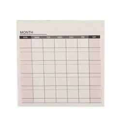 60 - Sheet Planner and Checklist Notebook for Daily, Weekly, and Monthly Organization (Month Planner)