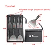 4/7pcs Putty Knife Set With Bag Putty Knife Painting Putty Knife Scraper Blade Putty Knives Tool Bag 1"1.5" 2" 2.5" 3" 4" 5" 4