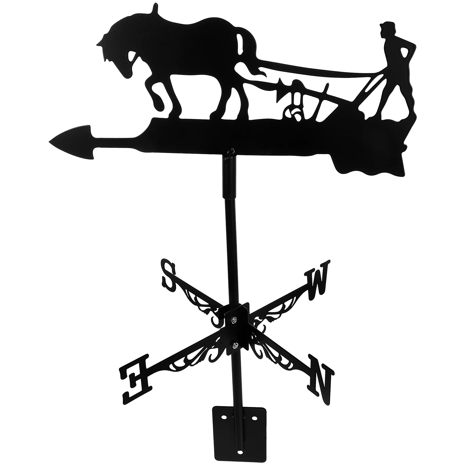 

Metal Weathervane Garden Yard Wind Vane Wind Direction Indicator for Garden Patio Yard Ornament