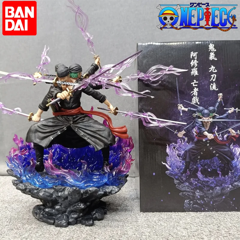 Figurine One Piece Roronoa Zoro 30cm PVC - Statue Collection - Cadeau