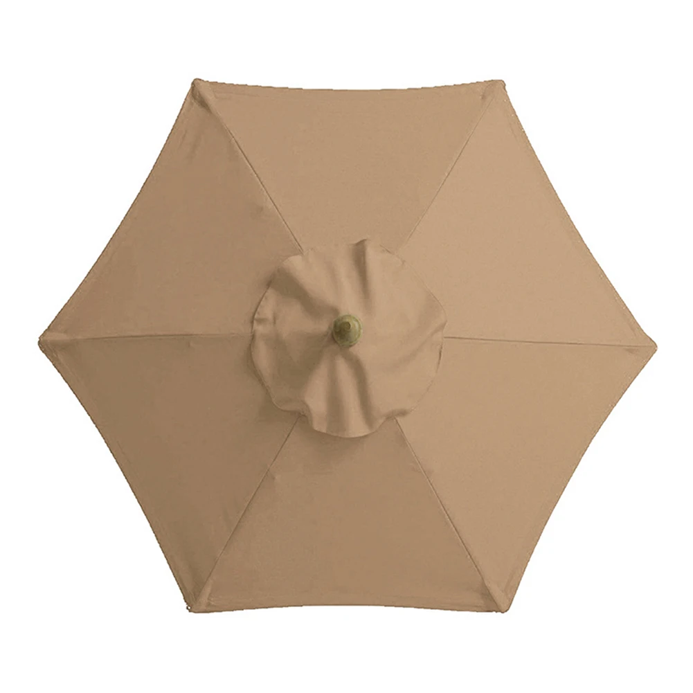 Umbrella Replacement Canopy Without Stand 2m Sunshade Umbrella Cover Waterproof UV Protection for Outdoor Beach Garden 6 Bones beach umbrella