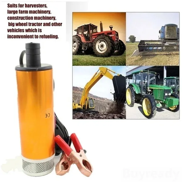 Liquid Transfer Pump Submersible Booster Pump 12V 24V 220V 4 Meter Hose Water Pump