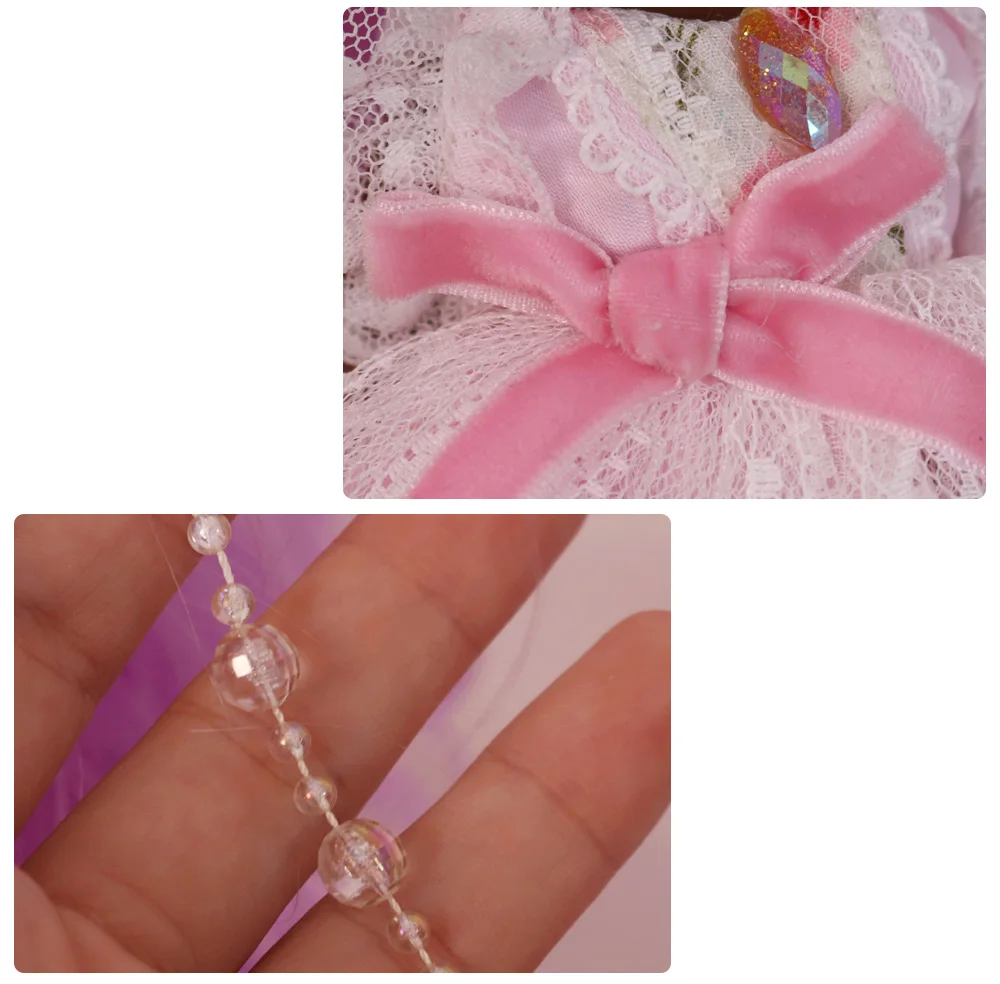 Neo Blythe Doll Fairy Floral Dress with Headband, Ears & Basket 2