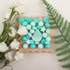 30Pcs/Set Silicone Beads Set Baby Cartoon Sailboat Star Round Shape Teething Beads Teether DIY Pacifier Clips Chian Accessories 5