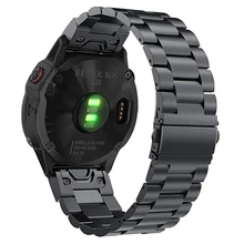 

26mm 22mm 20MM strap for Garmin Fenix 7X 7 7S metal strap for Garmin Fenix 6S 6X 6 Pro 5X 5 5S 3HR D2 S60 stainless steel strap
