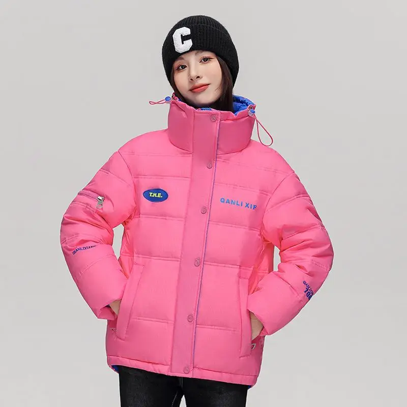 2023 New Women Down Jacket Winter Coat Female Short Parkas Loose Thick Warm Outwear Leisure Time Given To Philandering Overcoat