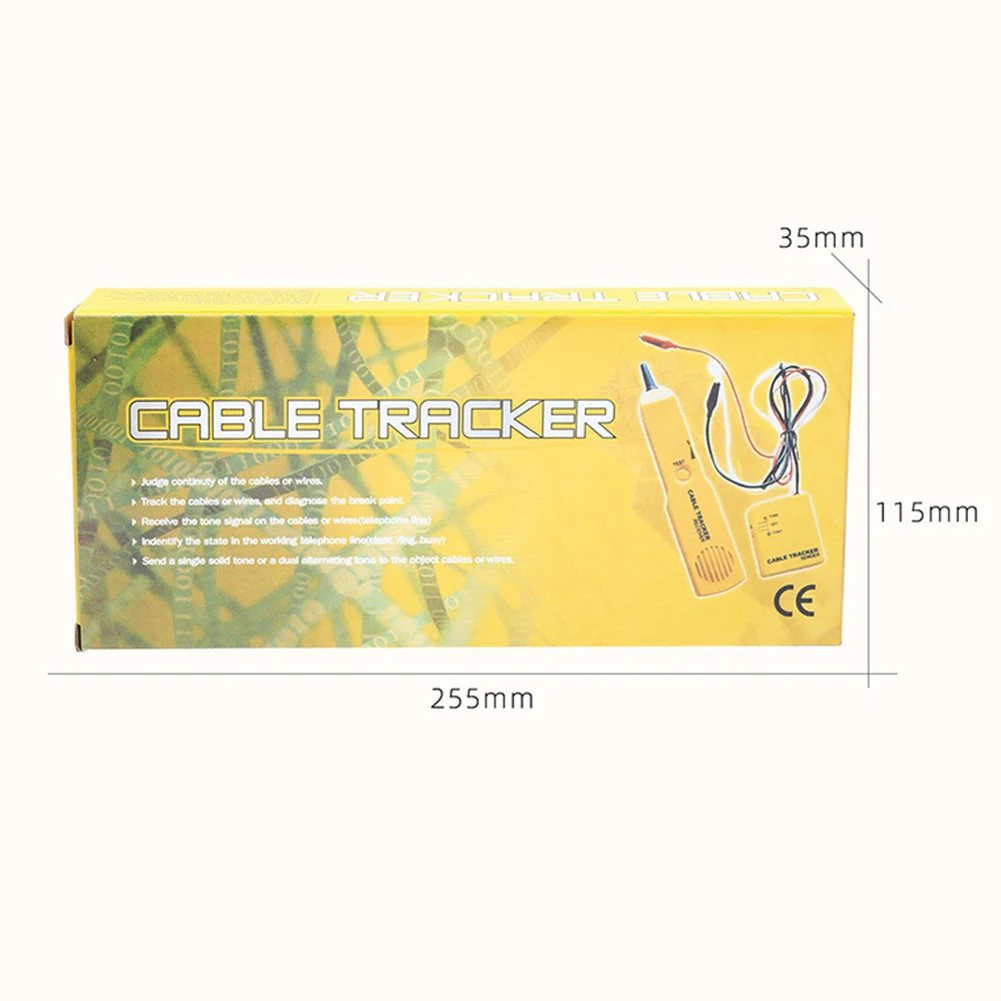 Detector Locator Meter Tracking Device Finder Tracer Network Telephone Wire Cable Tester Toner Tracker Detector