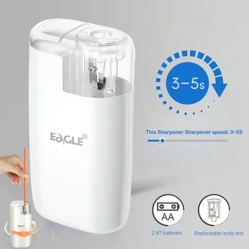 Temperamatite elettrico Portatile Art Temperamatite multifunzionale Alimentato a batteria Sostituibile Poggiattelli Forniture per studenti