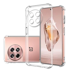 Custodia per telefono in silicone trasparente e antiurto con copertura protettiva per fotocamera