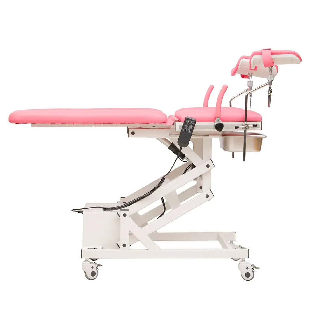 

Cheap Price Medical Multifunction Adjustable Electric Gynecological Examination Bed Delivery Bed