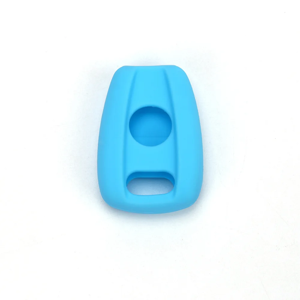 Silicone Rubber Car Key Cover Fit for Fiat Stilo Punto Seicento Remote Key Case Fob Car-styling 2 Buttons key case key case cover car key shell