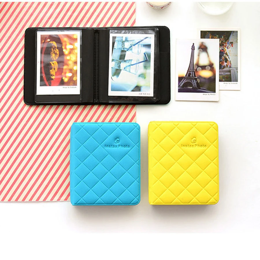 Photo Album Book Pattern Album 32 Pockets For Fujifilm Instant Mini 12 7+ 40 11 Evo 90 3 Inches Instax Film