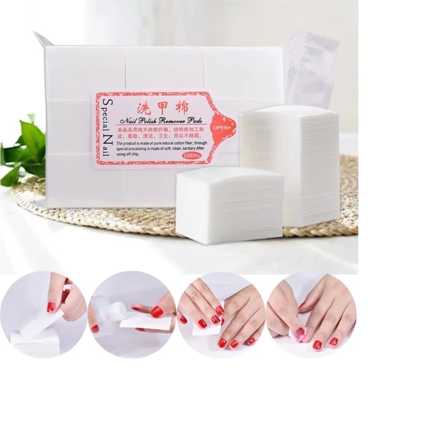 Nail Removal Wipes Cotton Balls Gel Polish Remover Nail Art Clean Cotton  Lint Lint-Free Paper Disposable Manicure Soak Off Tools - AliExpress