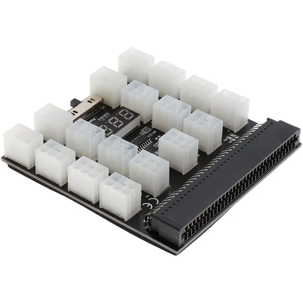 Breakout Board And Cable Power Supply Breakout Board And 17pcs 18AWG Cable For HP 1200 /750W Watt Power Module Mining Ethereum