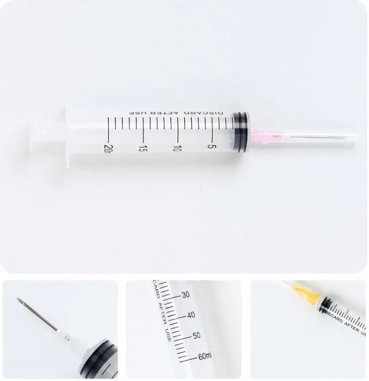 Disposable plastic syringe 1ML 2ML 5ML 10ML 20ML 30ML 50ML 100ML enema feeding ink dispensing Industrial dispensing propeller