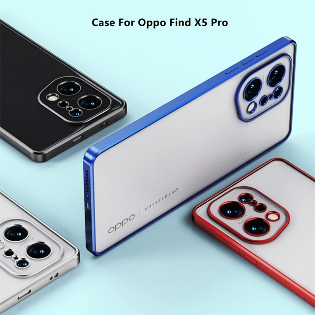 Funda de teléfono para OPPO Find X5 Pro, carcasa a prueba de golpes de  acrílico y TPU transparente, funda protectora de Airbag para Find X5 Pro