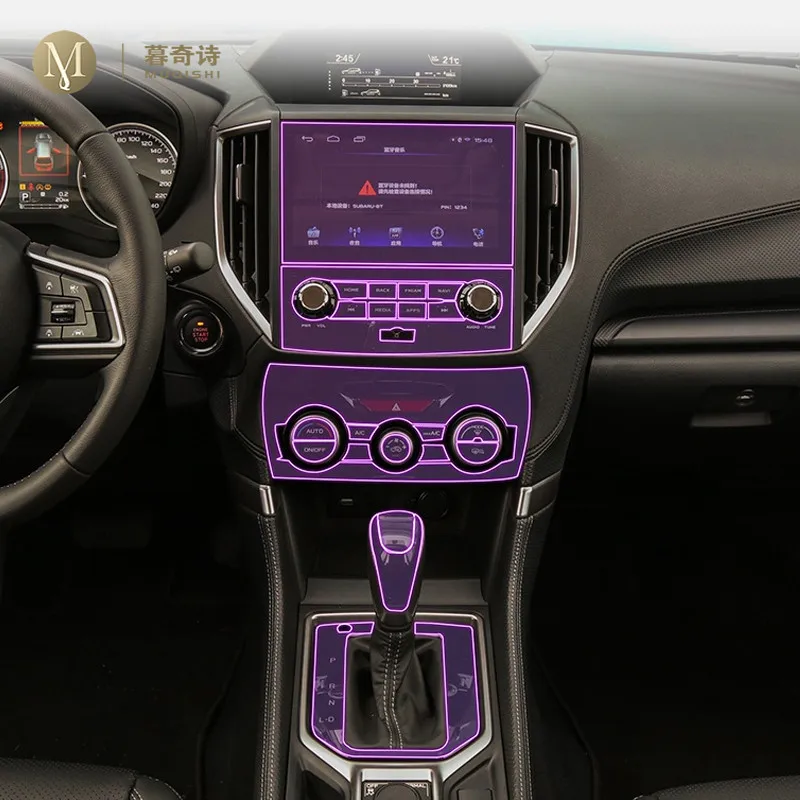 For SUBARU Forester 20192023 Car Interior Film Dashboard piano board