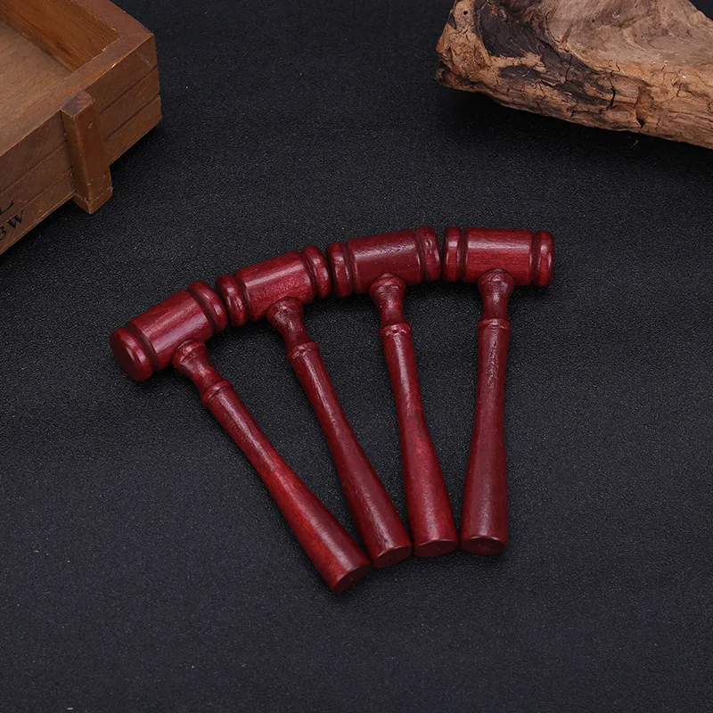 Children's Toy Small Wooden Hammer Crafts Gift woodworking tool wood gavel