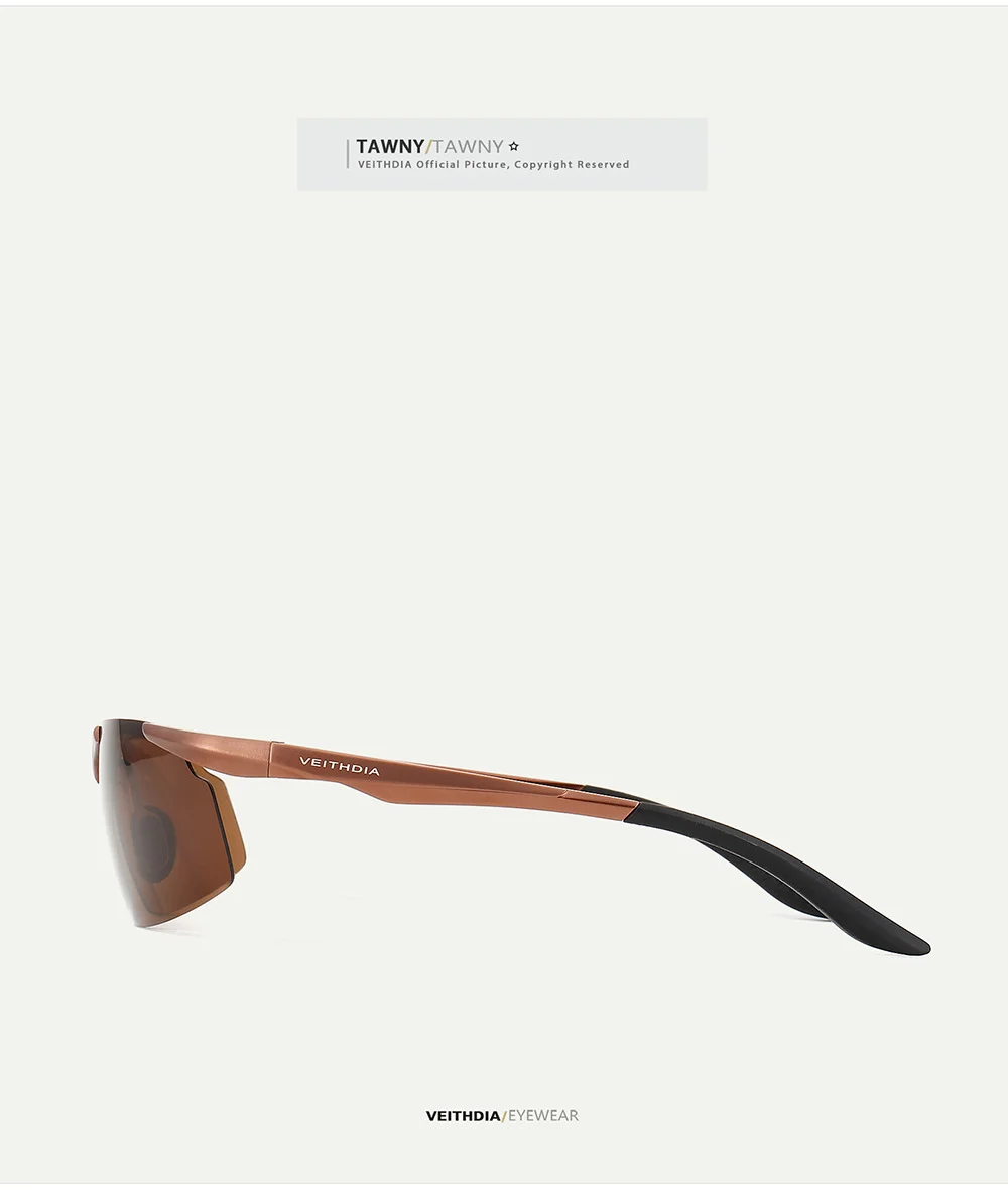 VEITHDIA – Polarisierte Sonnenbrille für Damen und Herren, UV400-Schutz, Radfahren und Angeln im Freien, modische klassische Brillen, FA65350 – Detail 10