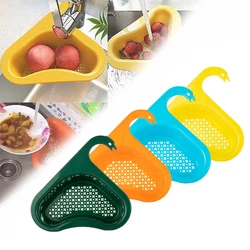 Kitchen Sink Drain Basket Swan Drain Rack Leftovers Filter Sink Hanging Faucet Shelf Fruit And Vegetable Sink Water Filter Rack