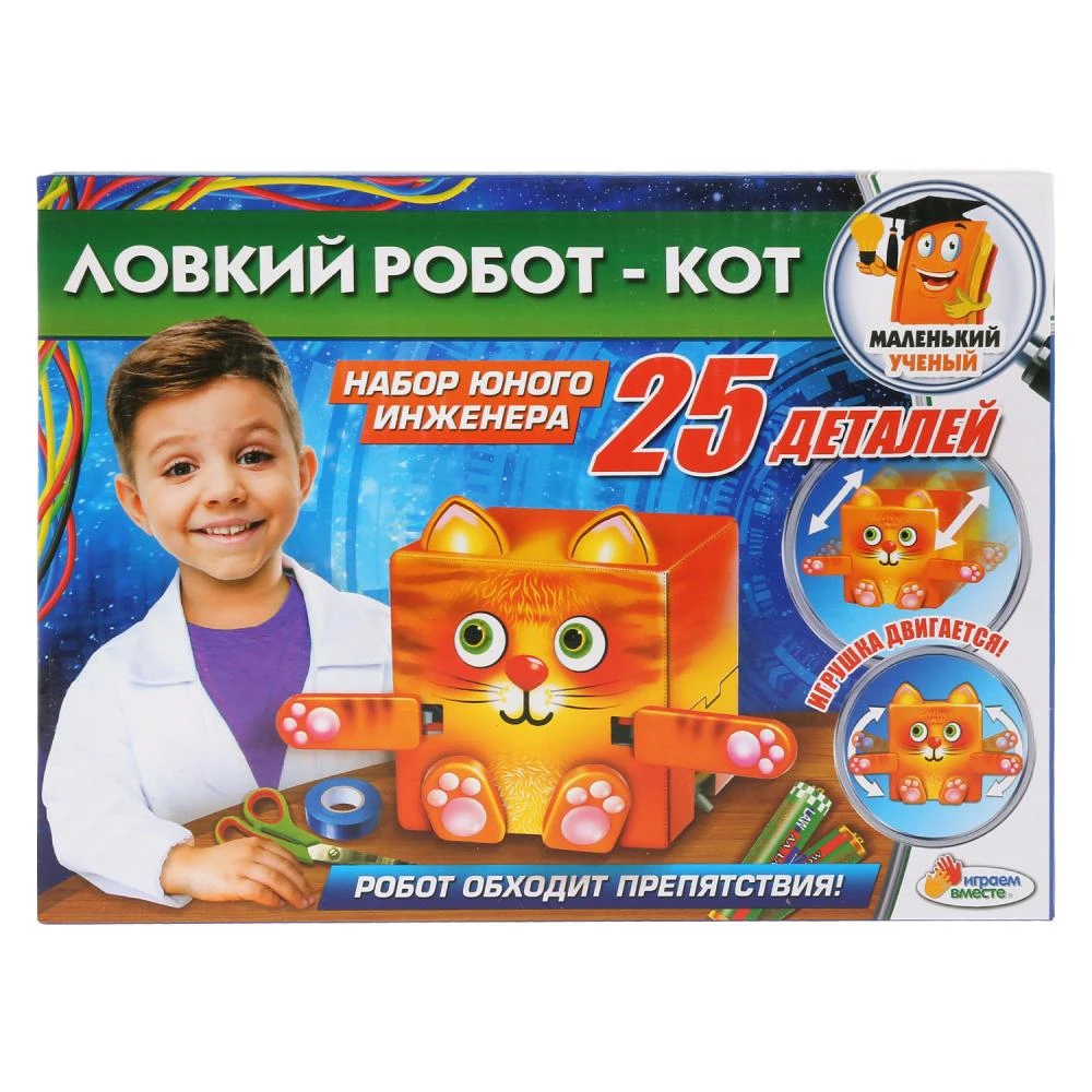 Набор &quotОпыты. Ловкий робот - Кот&quot |