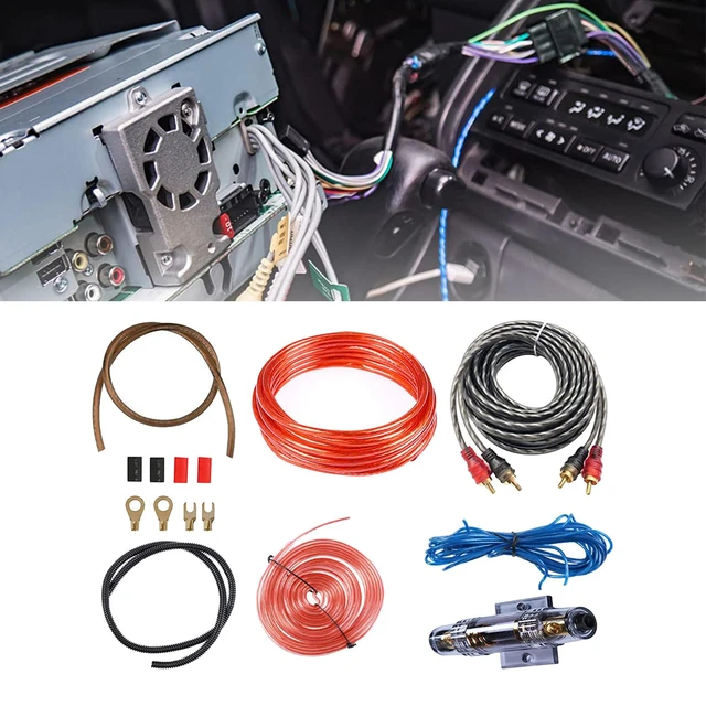 Car Styling Power Amplifier Installation Line Kit Car Audio Speakers