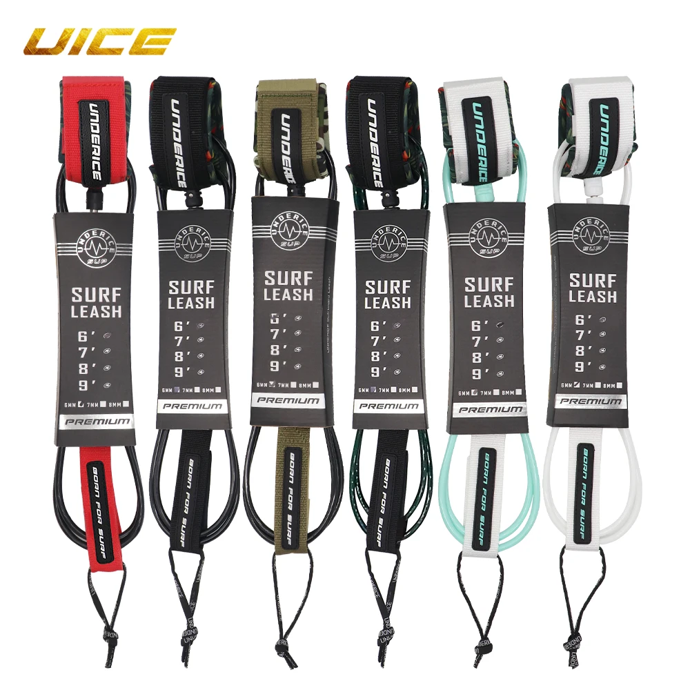 SUP Board Surf Leash 6-10ft Surfboard Leash Surf Leg Rope TPU Stainless Swivels Inflatable Paddle Board Longboard Foot Rope surfboard leash