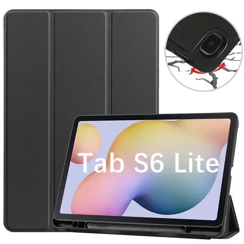 Capa para Samsung Galaxy Tab s6 Lite 104 Tampa do Suporte Suporte do Lápis Sm-p613 P615 P610 P619 2023 2023